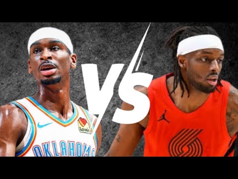 NBA LIVE! Thunder VS Blazers 2024 -25 NBA SEASON Jan 27, 2025 NBA2K25 PS5