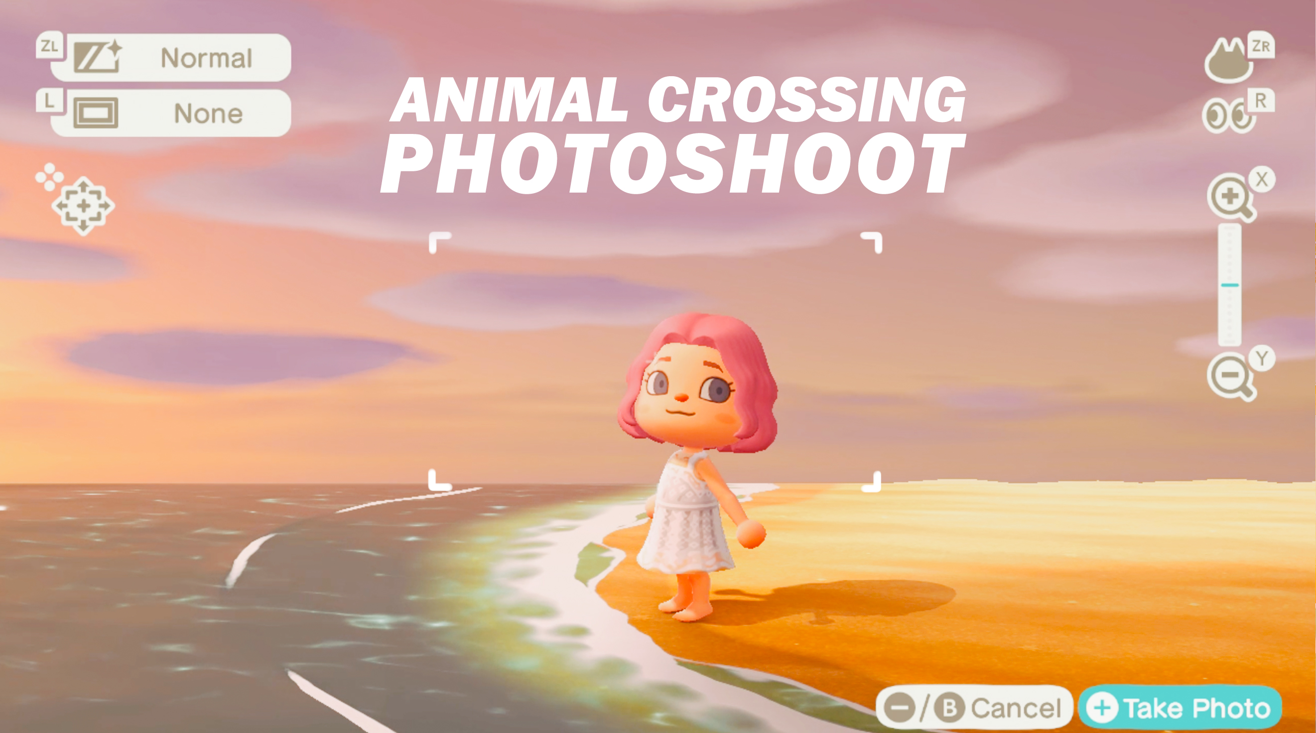 Un shooting photo professionnel dans Animal Crossing